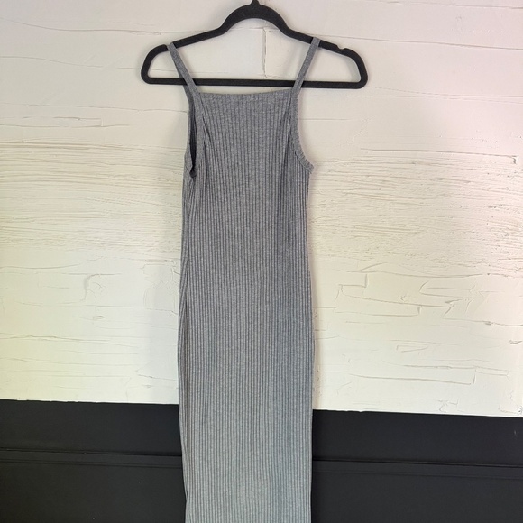 BP. Nordstrom | Grey Ribbed Midi/Maxi Dress | Size XS - Picture 3 of 5